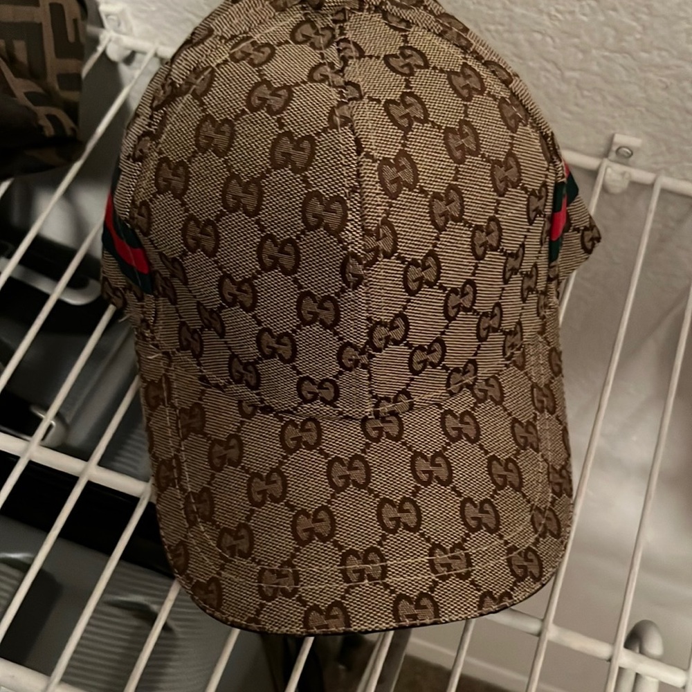 Gucci canvas baseball cap
